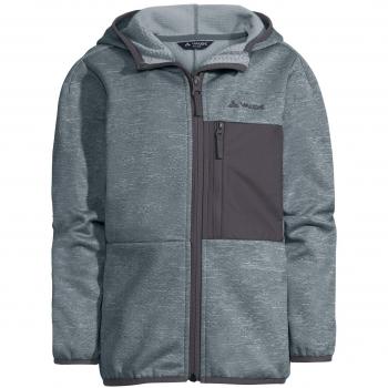 Kinder‑Jacke Kikimora von Vaude – Weiches Fleece – Grau Pewter – Größe 134/140
