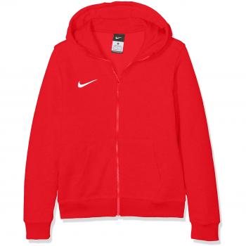 Nike Kids Performance Team Club Full‑Zip Hoodie – University Red/White – Large Size