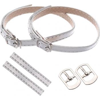 PU Leather High Heel Shoelace Straps for Women