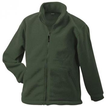 James & Nicholson Jn044 Men’s Heavyweight Full Zip Fleece – XL, Dark Green