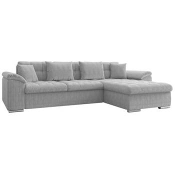 Sofá rinconero Comfivo 107 con función de descanso y caja de ropa de cama, 280x160x76cm