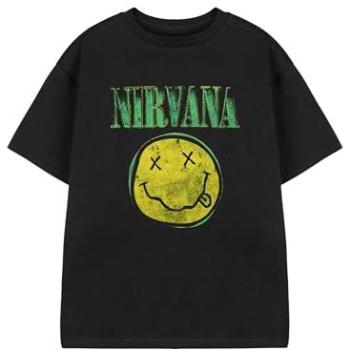 Black Nirvana Junior T-Shirt – Kids 13-14
