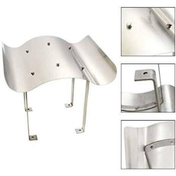 Silver Stainless Steel Chimney Cowl vidaXL