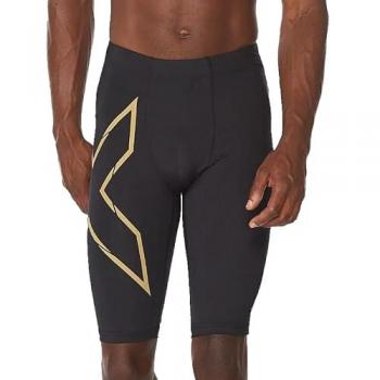 Pantaloncini Compressione Corti 2XU Light Speed Uomo Nero/Riflettente XXL
