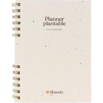 Agenda Totto Eco-amigable Plantable de color beige