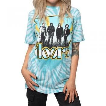 De Deuren: Waiting For The Sun Tie‑Dye T‑Shirt Unisex L Lichtblau