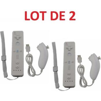 Controller Wiimote + Nunchuck per Nintendo Wii e Wii U