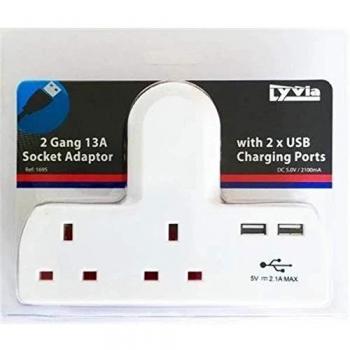 T-Shape 2 Way USB Adapter