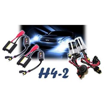 Kit Luci H4-2 Xenon 6000K con Centraline