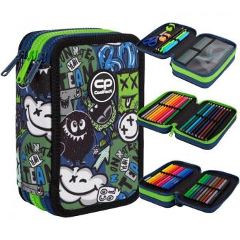 Monster Astuccio CoolPack 13×7,5 cm Nero/Verde