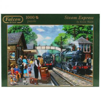 Falcon de luxe Steam Express by Kevin Walsh 1000 piece jigsaw puzzle brand new