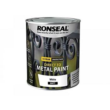 Direct to Metal Paint White Matt 750ml RSLDTMWM750