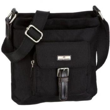TOM TAILOR Hobo Rina aus Nylon, Schwarz
