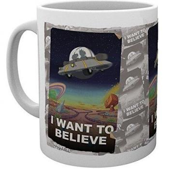 Rick and Morty I Want To Believe Ceramic Mug