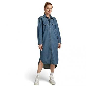 G-Star RAW Women's Long Sleeve Western Shirt Dress