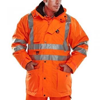 Elsener All Weather 7-In-One Jacket in Orange Double XL