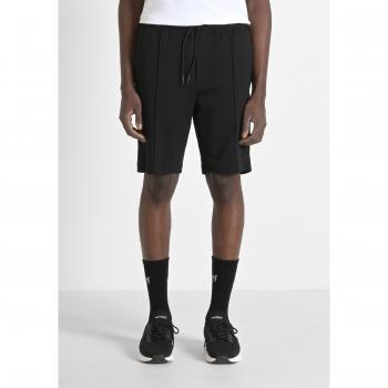 Antony Morato pantaloni corti carrot fit con logo a cucitura