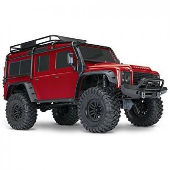 Land Rover Defender Rosso Brushed 4WD Traxxas – Elettrico RT‑R 2,4 GHz