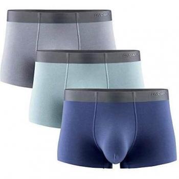 DAVID ARCHY Herren‑Unterhose Modal Retroshorts – antibakterielle Kuoxamfaser‑Beutel, atmungsaktive Flexibilität im Multipack