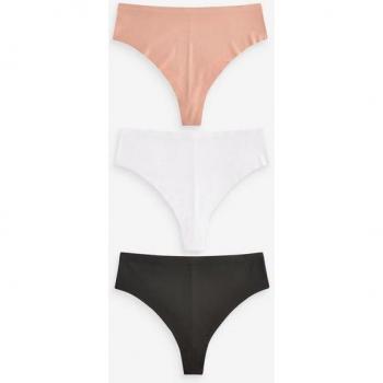 Next String 3er-Pack No VPL High-Waist Thongs