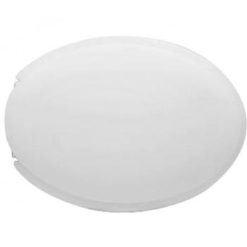 WC asiento artístico blanco con detalle de hortaliza