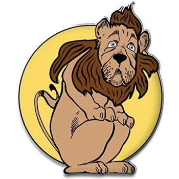 Broche Lion du Magicien d'Oz en Émail