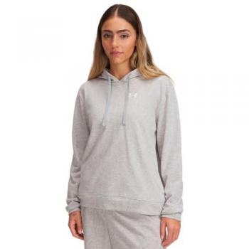 Under Armour Sudadera Rival Terry Gris para Mujer