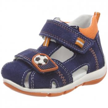 Blauer Babyschuh Freddy von Superfit für Jungen im Alter von einem Jahr und größer in Größe 22 EU und Water Kombi-Design