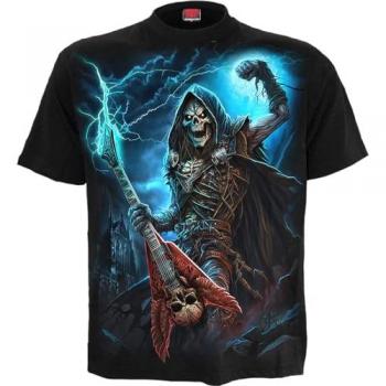 Spiral Dead Metal Black T-Shirt for Men