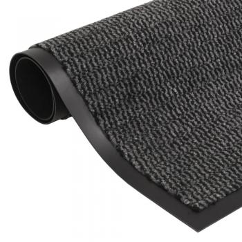 Anthracite Tufted Doormat 60x180 cm vidaXL