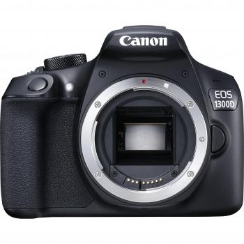 Cámara Digital Canon EOS 1300D Reflex 18 MP Negro con Lente EF‑S 18‑55mm y Accesorios