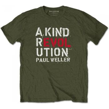 Paul Weller T-Shirt „A Kind Revolution“ L grün für Erwachsene