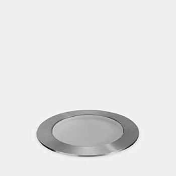 Rim Polished Stainless Steel Outdoor Recessed Ground Light IP65/IP67 1W 3000K Dimmable