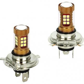 Focos de Conducción 12V: Doble Pack 1157/6500K, Estilo Auto