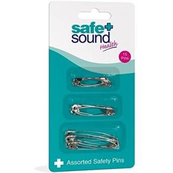 SafeHold Nickel Safety Pins – Mixed Sizes