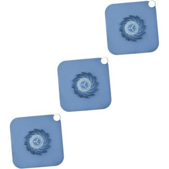 Protection de Vidange en Silicone, 3 Bouchons Bleus