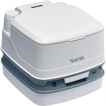 PPQ345 Carmate QUBE Flush Portable Toilet White