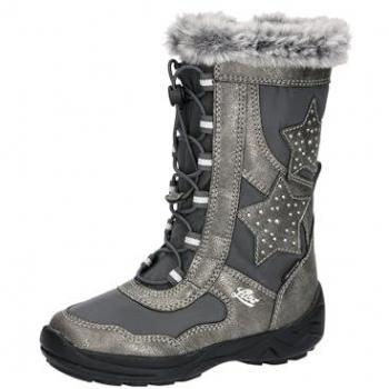 LICO Kinder‑Winterstiefel „Cathrin“ – Grau – Größe 26
