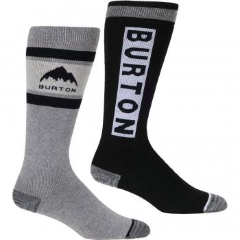 Burton Weekend Calze Nera e Grigio 2 Paia M-L Donna