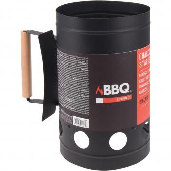 Allumeur barbecue en zinc noir, 27 cm