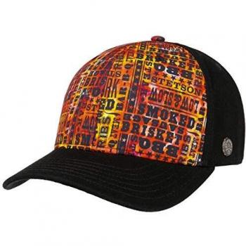 Herren-Baseballcap Stetson „BBQ Basecap“ – Schwarzer Snapback mit gebogenem Schirm