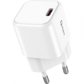 Cargador Compacto Qcharx Hera 3A 20W Blanco