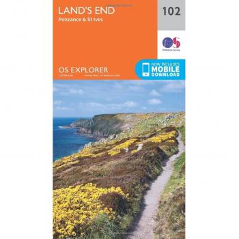 Land's End, Penzance and St Ives OS Explorer Map