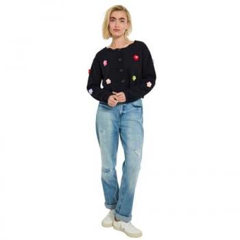 Ebony Blossom Cardigan – Women’s S/M