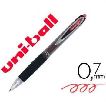 Bolígrafo uni-ball roller 0,7 mm rojo (12 piezas)