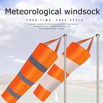 Robuste Windfahne mit reflektierenden Streifen