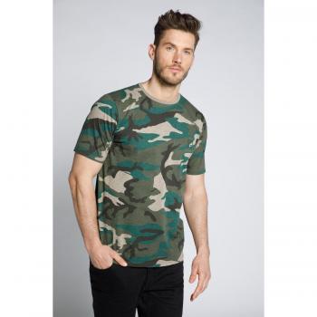 T-shirt QuickDry uomo camouflage taglia XL verde