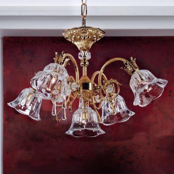 ORION Kaisa Five-Light Gold Chandelier