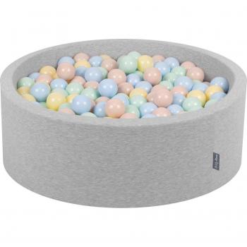 Palline per bambini KiddyMoon 90x30cm con 200 palline