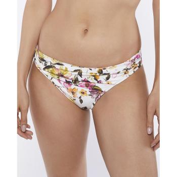 Braga de bikini de fondo crudo con estampado floral